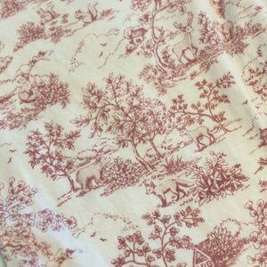 Vintage Toile Print Fabric